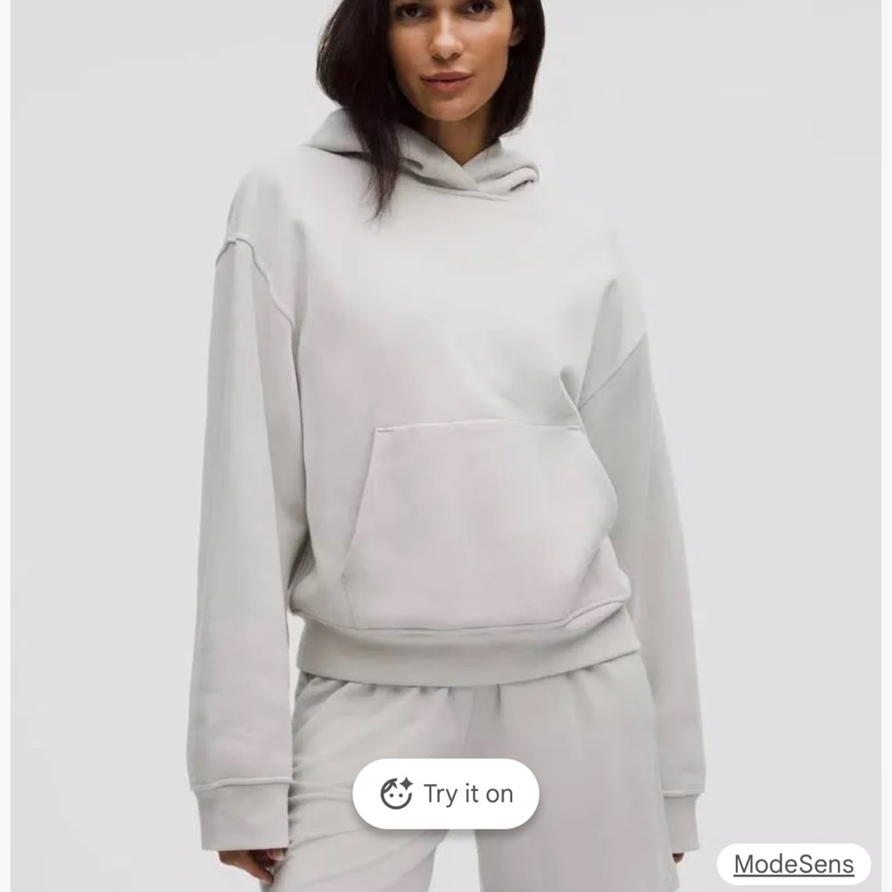 Lululemon Women's Steady State Oversized Hoodie NWT size XS dove gray